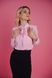 Блуза шифонова зі стійкою і бантом FLIRT II, Рожевий, S, Осінь Зима, КОЛ. FLIRT - 2, блузи, СК, Блуза шифонова зі стійкою і бантом колекція Flirt, рожевий, 4820000212397, 2020