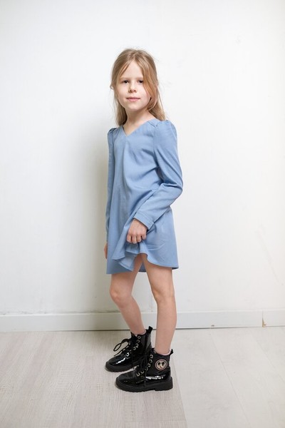 Изображение Платье детское джинс 2