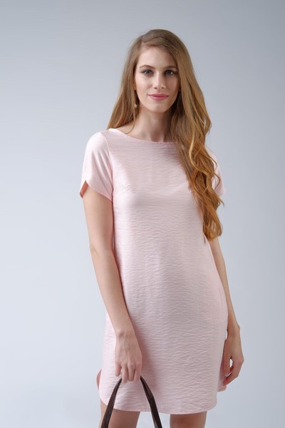Изображение Платье с круглым вырезом, коллекция "Коралл", от Pink 1