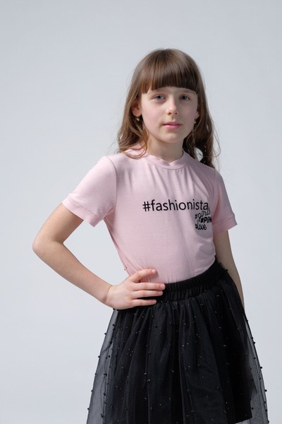 Изображение Детская футболка Pink Коллекция "Baby Girl" Розовый 1