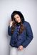 Куртка жіноча двостороння з капішоном, Синій, XS, Осінь Зима, КОЛ.,,COMFORT,,, куртки, СК, 2020