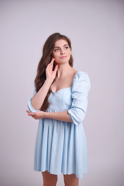 Изображение Платье "Натерель" из льна, коллекция "Blumarine", от Pink 5