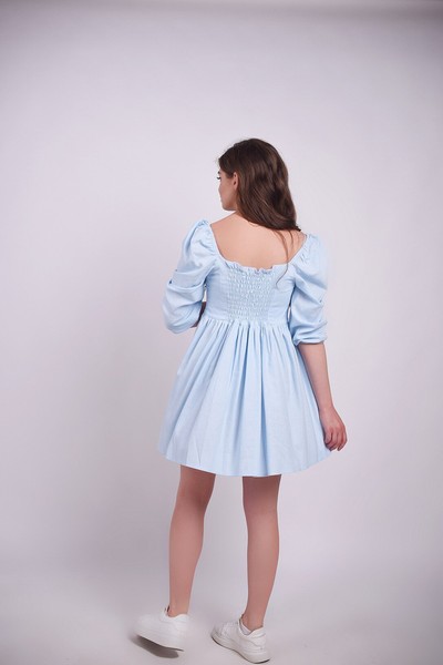 Изображение Платье "Натерель" из льна, коллекция "Blumarine", от Pink 3