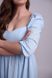 Платье "Натерель" из льна, коллекция "Blumarine", от Pink, Голубой, S, ЛІТО, КОЛ ,BLUMARINE, сукні, КК, Сукня "Натерель" з льону, колекція "Blumarine", від Pink, блакитний, 4820000219501, 2020