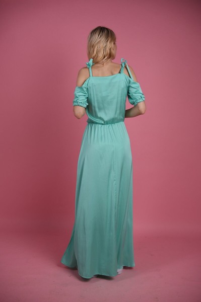 Изображение Платье макси шелк сатин, коллекция Тоскана 3