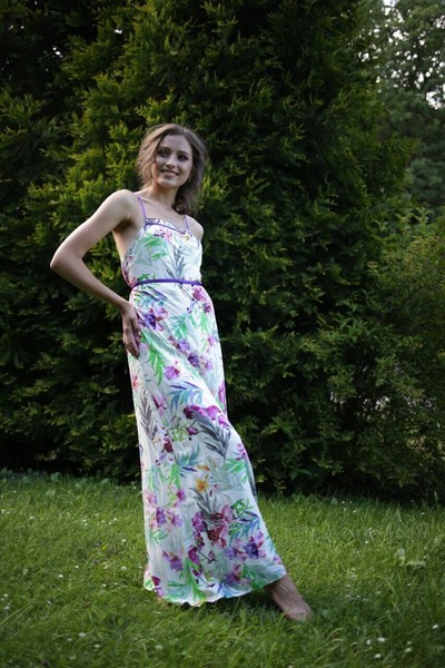 Изображение Платье макси, в стиле Бохо, коллекция Магнолия, от Pink 1