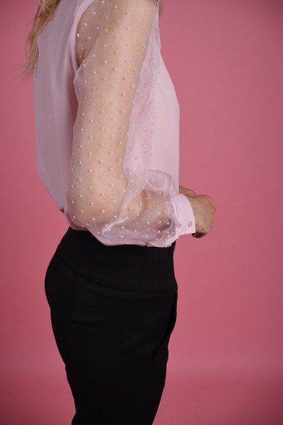 Фото Блуза з прозорим рукавом із органзи FLIRT 2