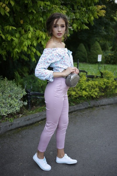 Изображение Блуза лодочка Pink коллекция "Магнолия" Розовый 2