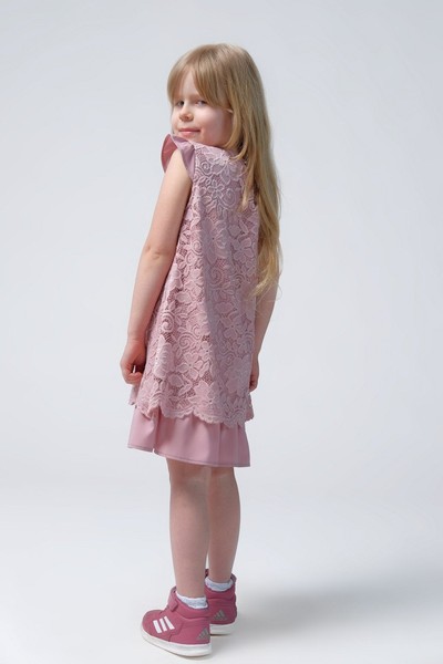 Изображение Платье Pink детское гипюря Коллекция "Цветы" 3