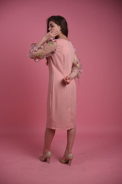 Изображение Платье в стиле Бохо, рукав шифон, коллекция "Нежность", от Pink 6