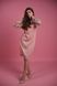 Сукня в стилі Бохо, рукав шифон, НІЖНІСТЬ, Рожевий, XL, ВЕСНА, КОЛ.,,НІЖНІСТЬ,,, сукні, СК, Сукня в стилі Бохо, рукав шифон, колекція "Ніжність", від Pink, пудра, 4820000154789, 2019