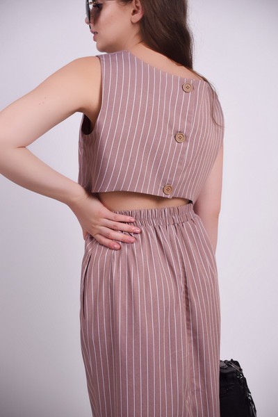 Изображение Платье, обнаженная спина, коллекция "Boho", от Pink 4