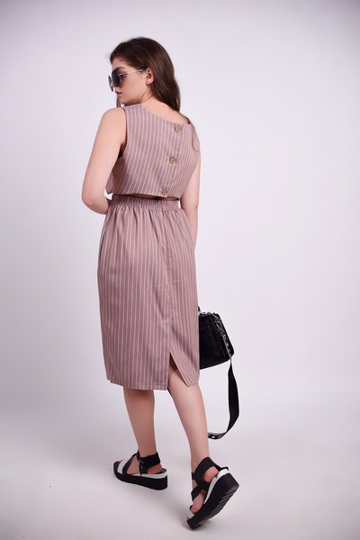 Изображение Платье, обнаженная спина, коллекция "Boho", от Pink 3