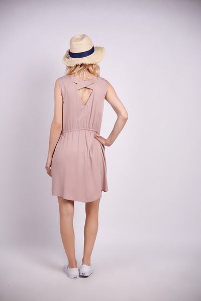 Изображение Платье из штапель-сатина, коллекция "Boho", от Pink 4