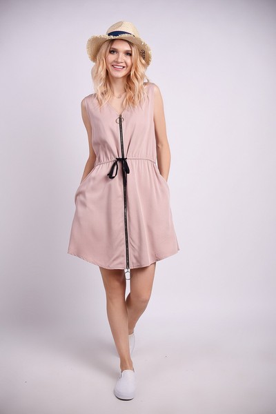 Изображение Платье из штапель-сатина, коллекция "Boho", от Pink 3