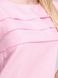 Сукня з льону ТОСКАНА, Рожевий, XXL, ЛІТО, КОЛ,,,ТОСКАНА,,, сукні, СК, Сукня льон горизонтальні складки, колекція Тоскана, від Pink, рожевий, 4820000164207, 2019