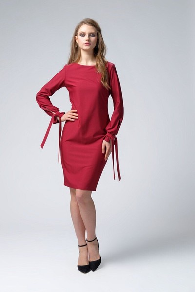 Изображение Платье рукав завязка Коллекция "Нежность", от Pink 6